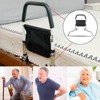 Topteng Sleep Safe Bed Rail, Foldable Safety Railing for Seniors - 3 of 4