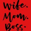 Men's Design By Humans Wife. Mom. Boss. By TheBlackCatPrints Tank Top - 2 of 2