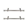 HomeStock Rod Desyne 1 - inc dia. Side Curtain Rod 12-20 inch long , Set of 2 - 2 of 3