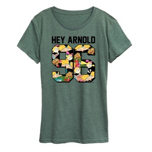 Women's - Hey Arnold! - Arnold 96 Short Sleeve Graphic T-Shirt - 1 of 4