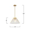 Artcraft Lighting Baltic 1 - Light Pendant in  Brass/Black - 3 of 4