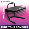 Liquid Stands Ergonomic Guitar Foot Stool Under Desk for Kids - Height Adjustable Elevated Piano Foot Rest - Enhance Comfort and Improve Posture - 2 of 4
