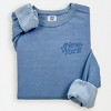 Simply Sage Market Embroidered New York Stars Lightweight Garment Dyed Sweatshirt - 2 of 4