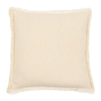 KAF Home Lurex Garment Washed Flange Decorative Pillow, 20" x 20"