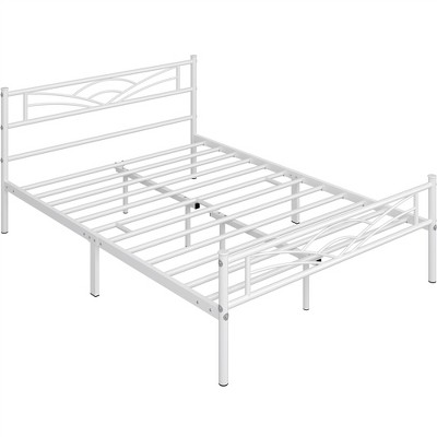 Yaheetech Metal Platform Bed Frame With Cloud-inspired Design Headboard ...