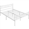 Yaheetech Metal Platform Bed Frame with Cloud-inspired Design Headboard - 2 of 4