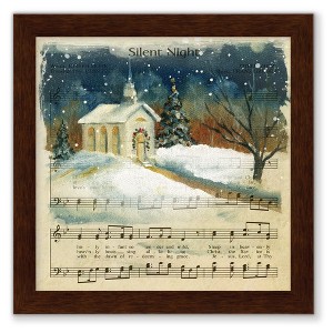 Courtside Market Silent Night 8x8 Framed Art Board - 1 of 2
