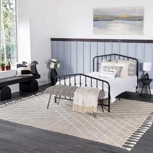 Hauteloom Marbletown Tasseled Jute&Wool Rug - 1 of 4