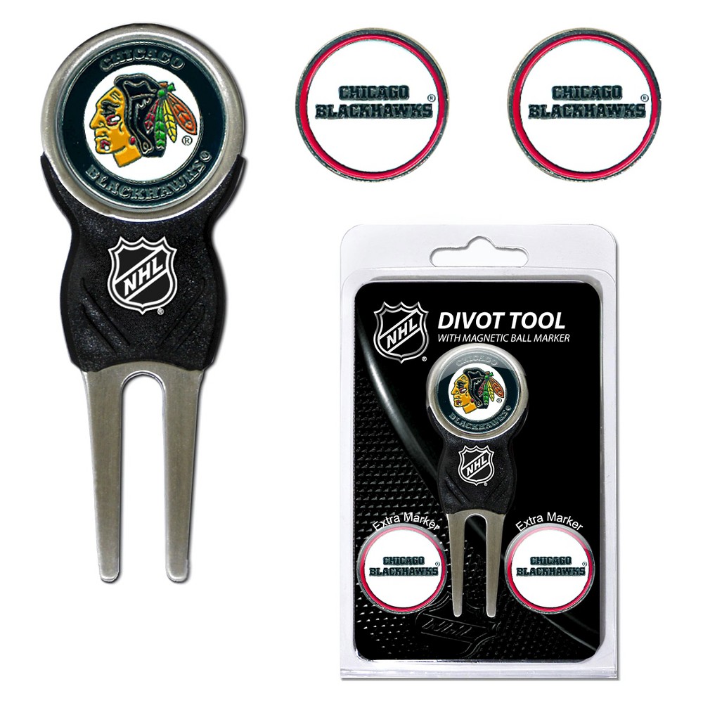 UPC 637556135452 product image for NHL Divot Tool Pack with Signature Tool Golf Accessories Set Chicago Blackhawks | upcitemdb.com