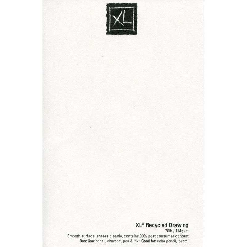 Canson XL Recycled Spiral Drawing Paper Pad 9"X12"-60 Sheets, 4 of 5