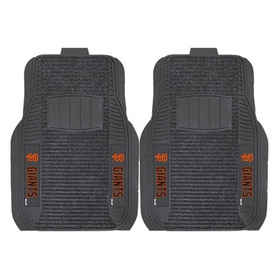 MLB San Francisco Giants Deluxe Car Mat Set - 2pc