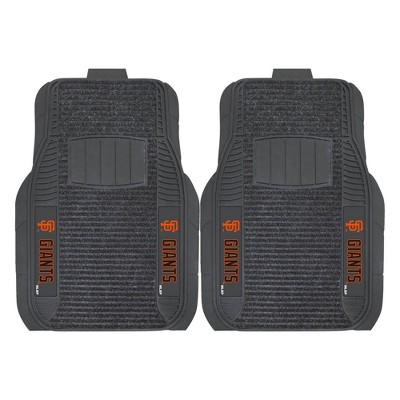 MLB San Francisco Giants Deluxe Car Mat Set - 2pc