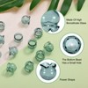 Unique Bargains Glass Jellyfish Wind Bell Beads 12 Pcs - 2 of 4