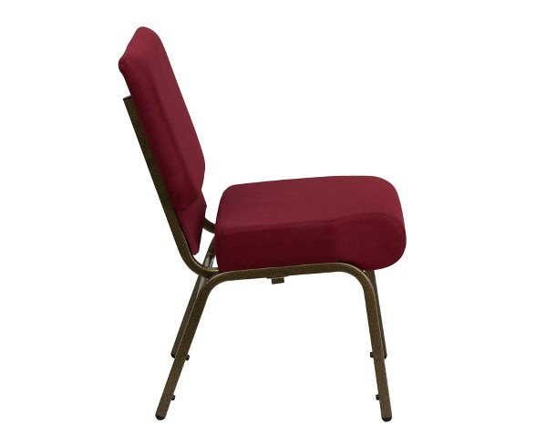 Riverstone Furniture Collection Fabric Church Chair Burgundy