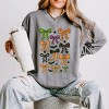 Simply Sage Market Coquette Colorful Halloween Bows Lightweight Garment Dyed Sweatshirt - 2 of 3