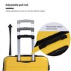 FATMOON Hardshell Suitcase Spinner Wheels PP Luggage Sets Lightweight Suitcase with TSA Lock,3-Piece Set (20/24/28) - 4 of 4