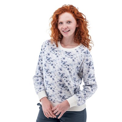 Old Ranch Brands Women's Corina Floral Print Sweatshirt