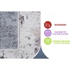 Grungis Washable Foldable Doormat Rug,Low-Pile Abstract Carpet with Non-slip Cotton Backing,Kid&Pet Friendly Rugs for Living Room - 4 of 4