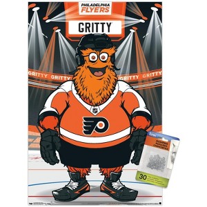 Trends International NHL Philadelphia Flyers - Gritty 19 Unframed Wall Poster Prints - 1 of 4