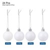 Unique Bargains Acrylic DIY Craft Party Christmas Tree Ornament Hanging Balls 1.57" 24 Pcs - 3 of 4