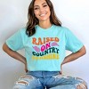 Simply Sage Market Women's Raised On Country Hat Short Sleeve Garment Dyed Tee - 2 of 2