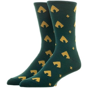Aquaman Socks Justice League Socks Aquaman Accessories DC Comics Dress Socks - 1 of 2