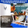Chicken Nesting Box, Metal Nest Boxes for Chicken, Chicken Laying Box with Chicken Perch, Roll Away Nest Box for Chicken Coop - 4 of 4