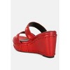 Iki Diki Rhinestone & Diamante Wedge Sandals - 3 of 4