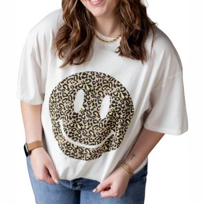 Women's Dimples & Smiles Graphic Tee - Easel