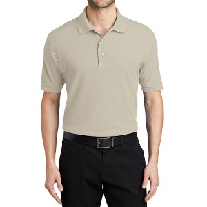 Mafoose Men's Short Sleeve Soft Silk Touch Classic Polo Shirt for Everyday Comfort - 1 of 4