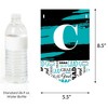 Big Dot of Happiness Teal Graduation Bunting Banner - Party Decorations - Congrats Grad 2025 - 3 of 4