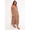 Petal and Pup Marcy Midi Dress - Mocha L - 4 of 4
