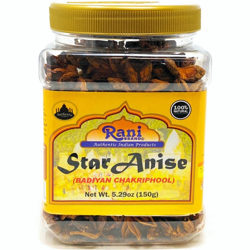 Star Anise Seeds (Badian Khatai) - 5.29oz (150g) - Rani Brand Authentic Indian Products, 1 of 7