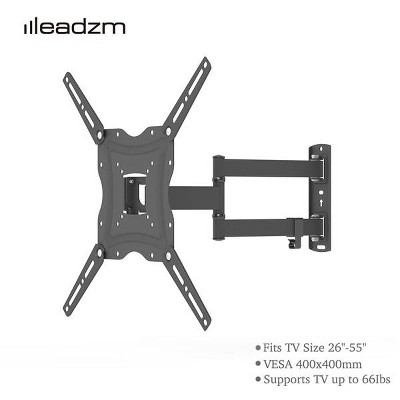 BestParts 26–55in Adjustable TV Wall Mount TMX400A Rotatable VESA 400x400 with Spirit Level