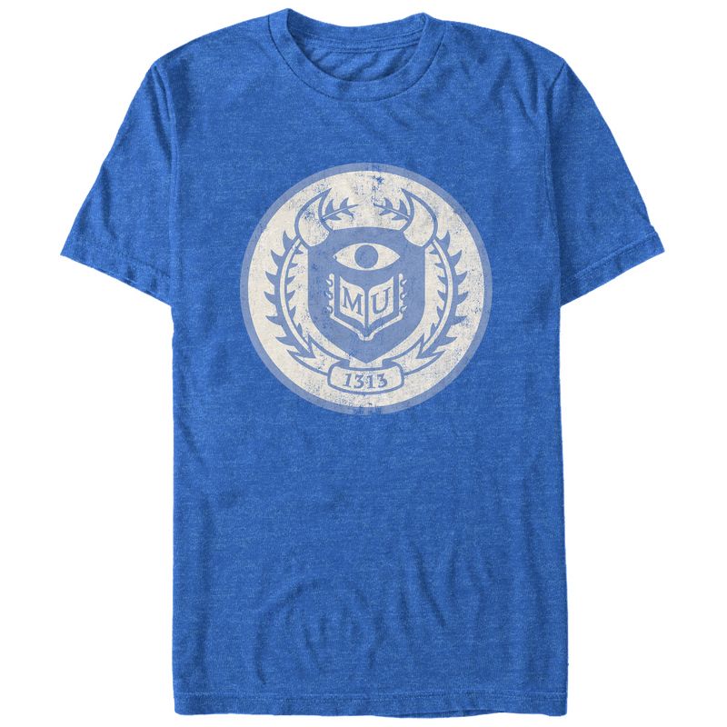 Men's Monsters Inc MU Crest T-Shirt, 1 of 5