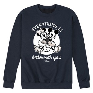 Men's - Disney - Mickey & Friends Graphic Fleece Sweatshirt - 1 of 4