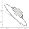 Black Bow Jewelry Sterling Silver Texas A&M Aggies NCAA Bangle Bracelet 7 Inch - 2 of 3