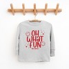 SmileyWorld Oh What Fun - Toddler Long Sleeve Graphic Tee and Youth Long Sleeve Graphic T-Shirt - 2 of 3
