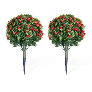 Artificial Topiary Trees with Ground Spike for Indoor and Outdoor - 1 of 4