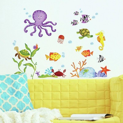 Roommates Glow In The Dark Stars Peel And Stick Wall Decal : Target