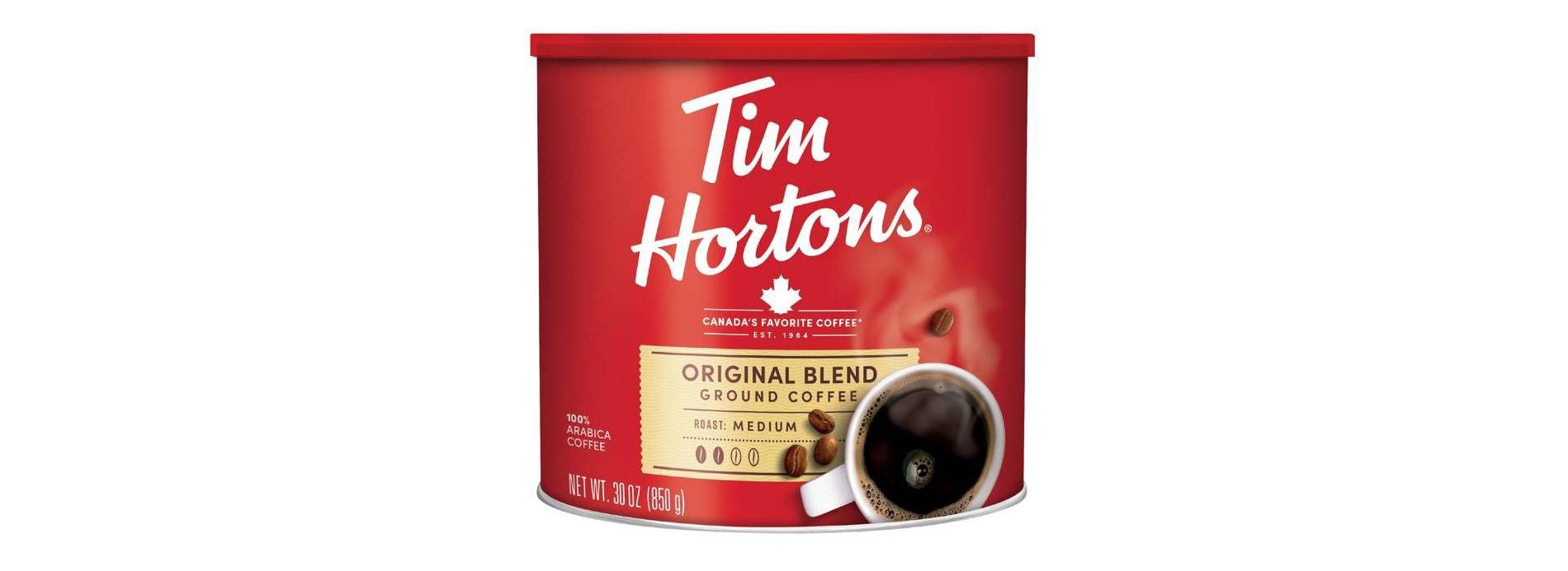 Tim Hortons Original Blend Ground Coffee - Medium Roast - 30oz
