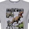 Women's - Jurassic Park - Welcome To Jurassic World Dino Cropped Graphic T-Shirt - 2 of 4