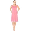 JEFFRICO Womens Sleeveless Nightgowns Sleepwear Soft Pajama Dress Nightshirts - 2 of 4