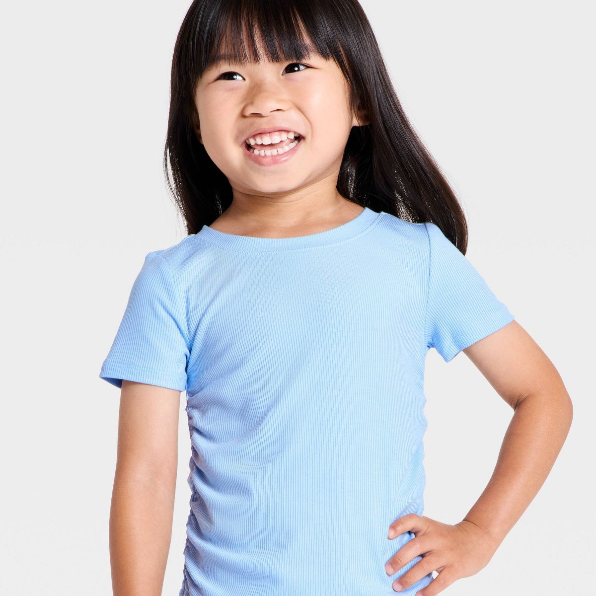 Toddler Girls' Modal Rib Active T-Shirt - All In Motion™ - thumbnail 6
