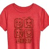 Women's - Marvel - Guardians of the Galaxy Groot Grid Short Sleeve Graphic T-Shirt - 2 of 4