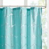 PAGED Modern Metallic Geometric Shower Curtain, 72x72" Shower Curtain with Shiny Print, Printed Metallic Shower Curtain for Bathroom - 3 of 4