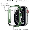 Worryfree Gadgets Bumper Case with Screen Protector for Apple Watch 38mm, White/Silver - 2 of 4