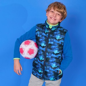 Lands' End Kids Insulated Down Alternative ThermoPlume Vest - 1 of 3