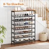 MaseiKar 8 Tier Shoe Rack, Large Capacity Shoe Storage Organizer for 30+ Pairs of Shoes, Front Door Entrance, Entryway, Hallway, Closet, Space Saver - 3 of 4