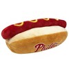 MLB PHILADELPHIA PHILLIES Baseball Bat Toy for DOGS & CATS. Soft Corduroy  Plush with Inner SQUEAKER